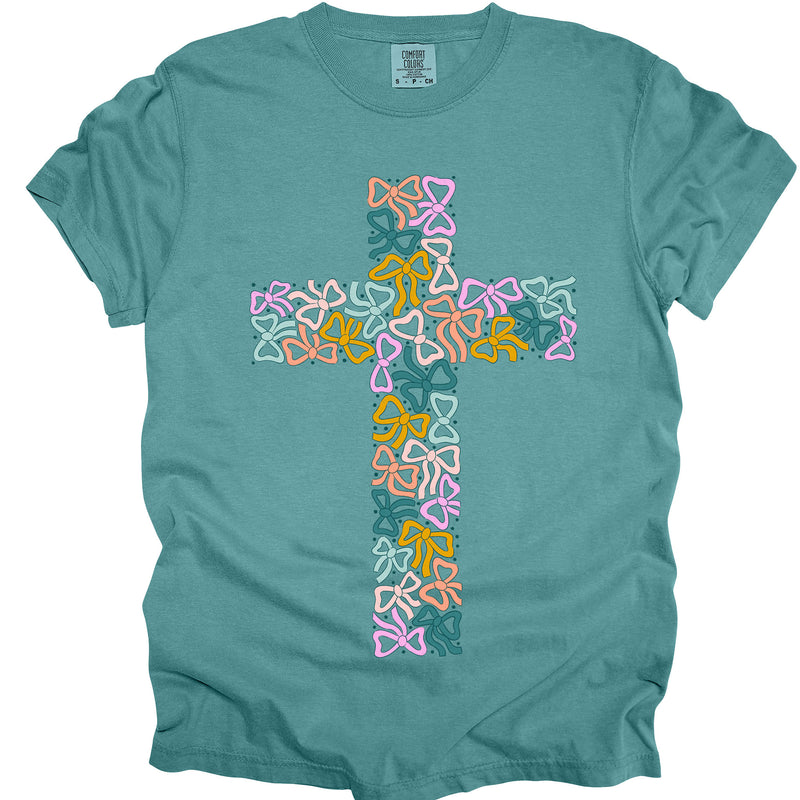 Bow Cross Tee & Sweatshirt