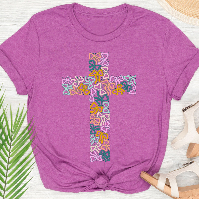 Bow Cross Tee & Sweatshirt