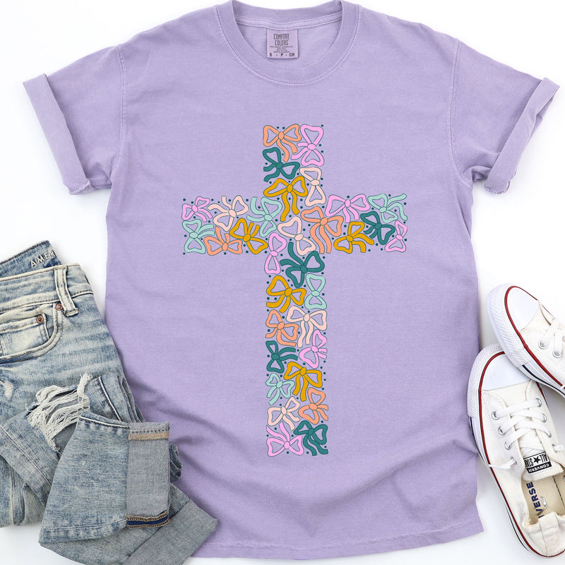 Bow Cross Tee & Sweatshirt