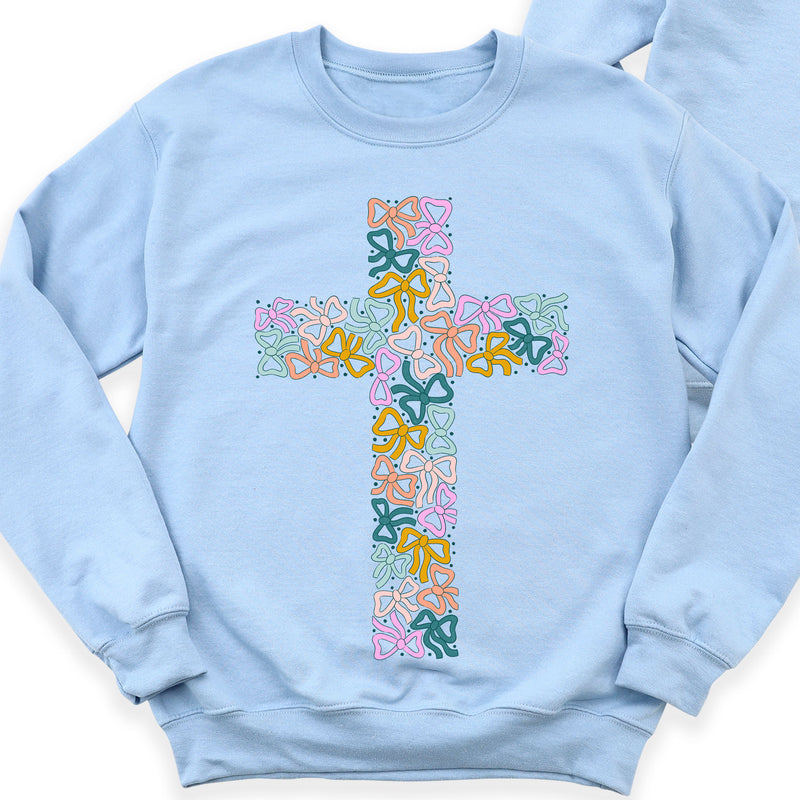 Bow Cross Tee & Sweatshirt