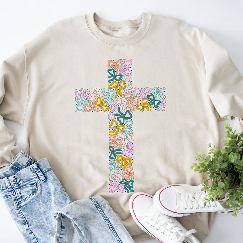 Bow Cross Tee & Sweatshirt