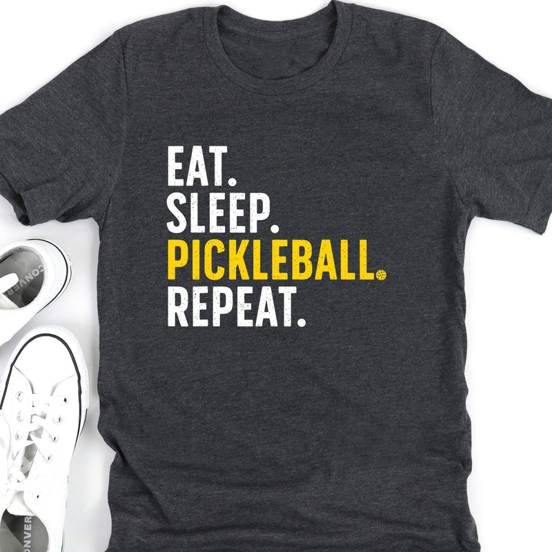 Eat Sleep Pickleball Repeat Tee