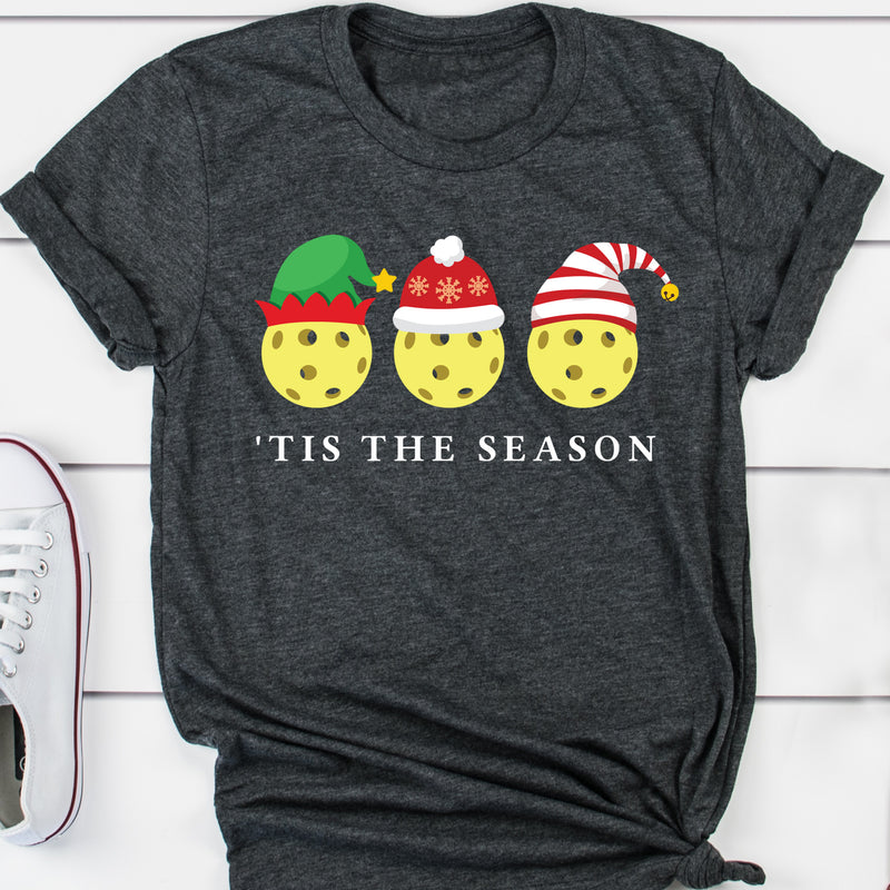 Tis The Season Christmas Pickleball Tee