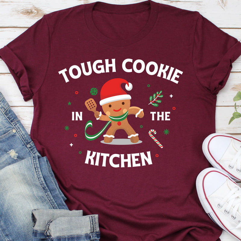 Tough Cookie in the Kitchen Christmas Pickleball Tee